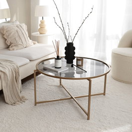 Hanah Home Gold Sun S404F Oro y Humo